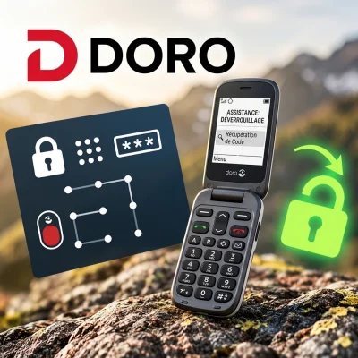 Code ou schéma oublié sur Doro : comment débloquer son téléphone