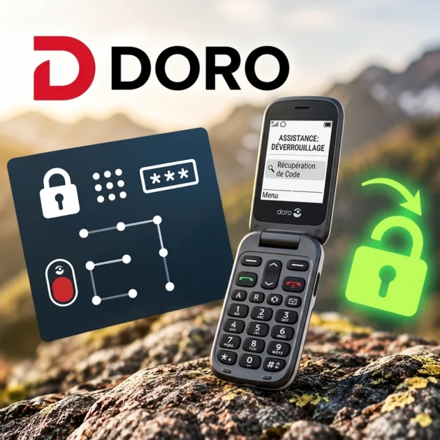 Code ou schéma oublié sur Doro : comment débloquer son téléphone