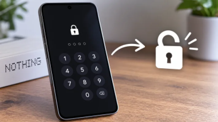 Code ou schéma oublié sur un Nothing Phone : comment débloquer son téléphone