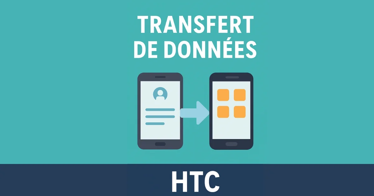 Transfert de données sur HTC