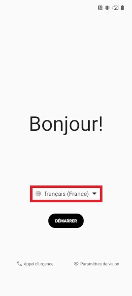 Choisir la langue et la région