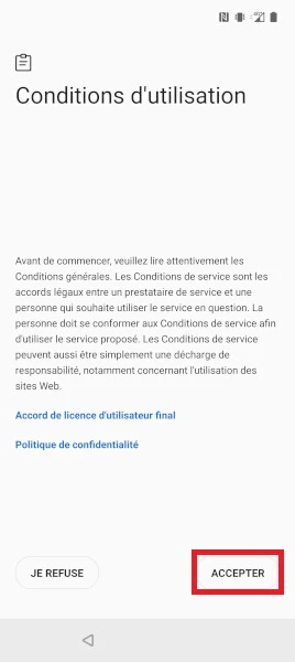 Choisir la langue et la région