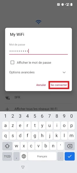 Connexion à un réseau Wi-Fi