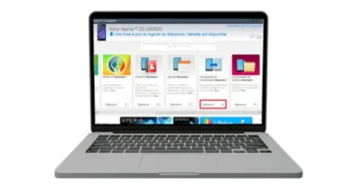 Sauvegarde et Restauration du Sony avec Xperia Companion