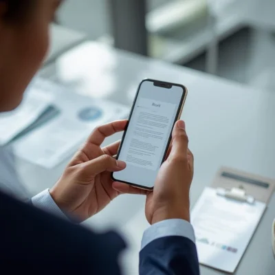Scanner un document avec son smartphone