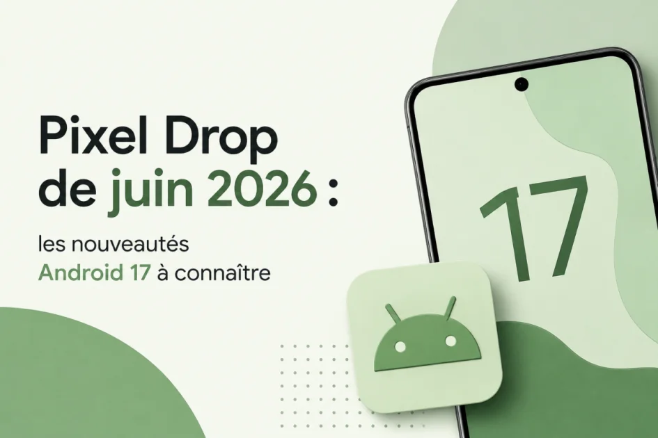Pixel Drop de juin 2026 : les nouveautés Android 17 à connaître