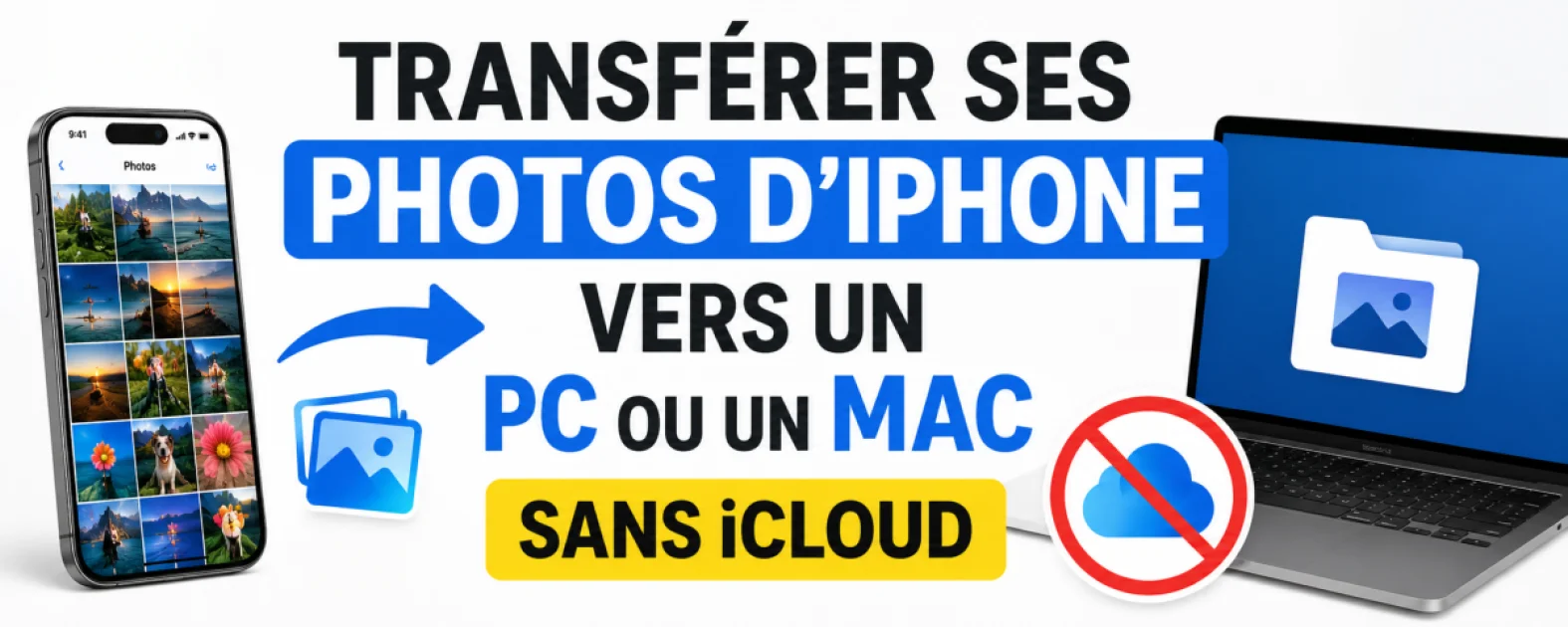 Transférer ses photos d'iPhone vers un PC ou un Mac sans iCloud