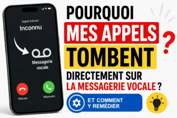 Pourquoi mes appels tombent directement sur la messagerie vocale (et comment y remédier)