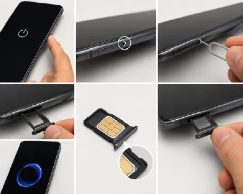 Insérer la carte SIM dans l'Asus Zenfone 12 Ultra