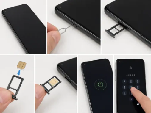 Comment insérer la carte SIM dans le HTC U23 ?