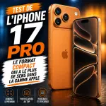 Test de l'iPhone 17 Pro : le format compact qui a le plus de sens dans la gamme Apple
