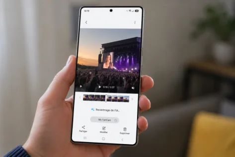One UI 9 : « My FanCam », l'IA Samsung qui recadre vos vidéos