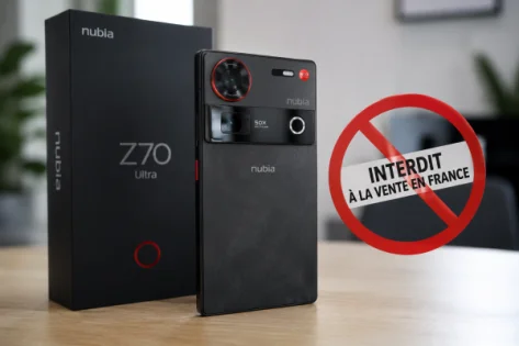 DAS trop élevé : le Nubia Z70 Ultra interdit de vente en France