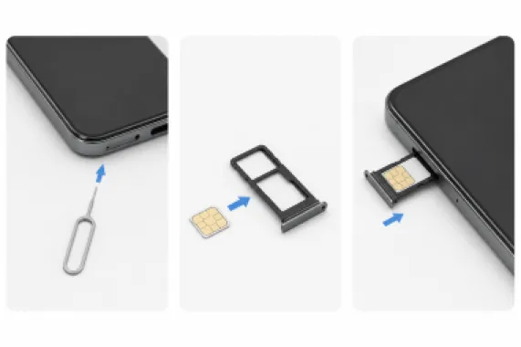 Insérer la carte SIM dans le Xiaomi Redmi Note 15