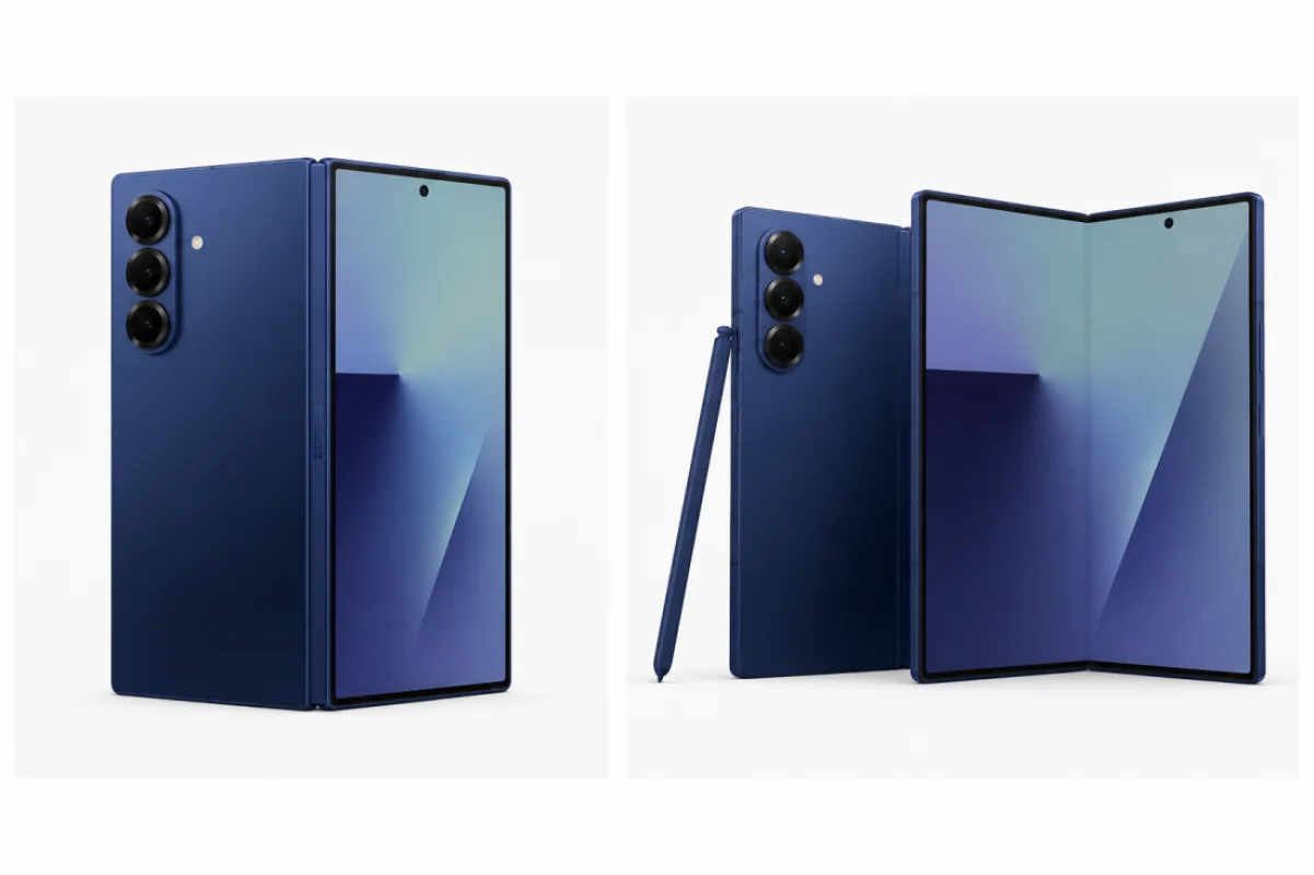 Design du Samsung Galaxy Z Fold7