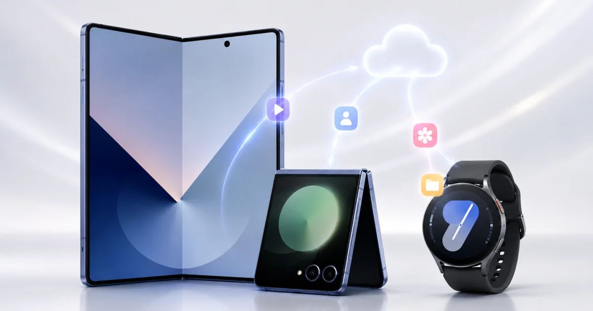 Galaxy Z Fold 8, Flip 8, Watch 9 : ce qui change vraiment (et comment transférer vos données)
