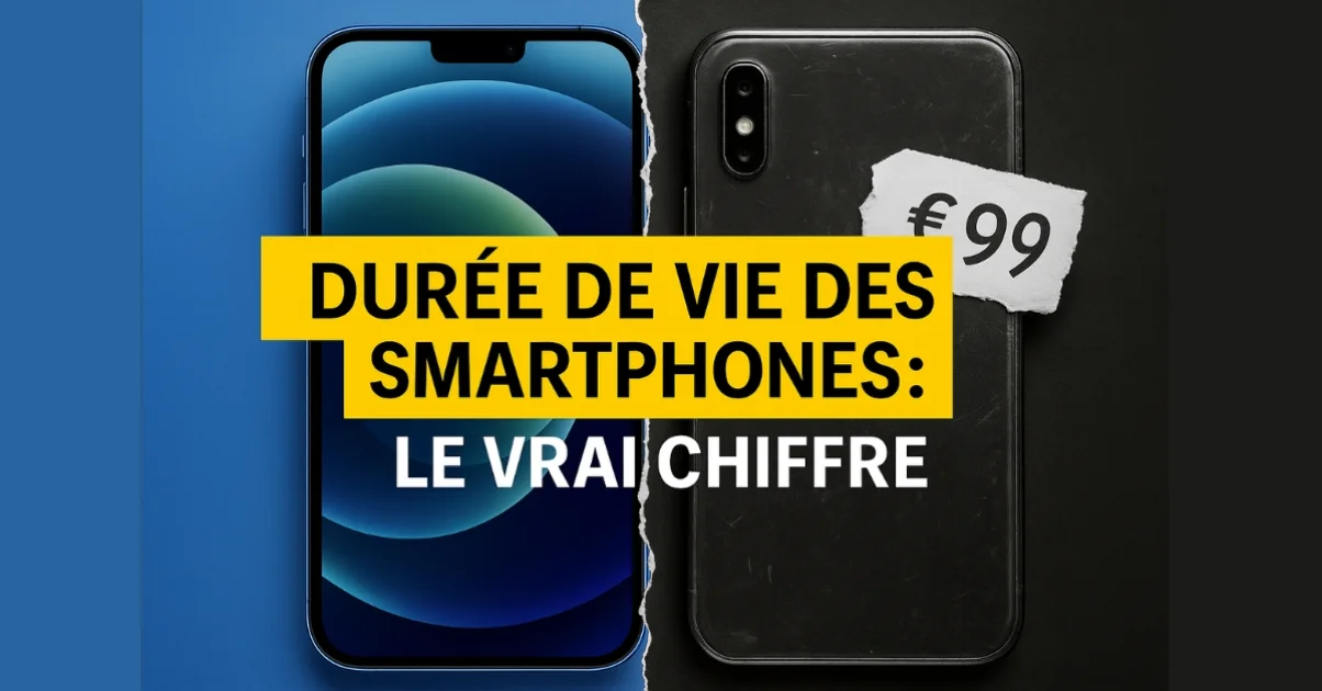 Combien de temps on garde vraiment un smartphone en 2025 ? (Et pourquoi c’est un problème)