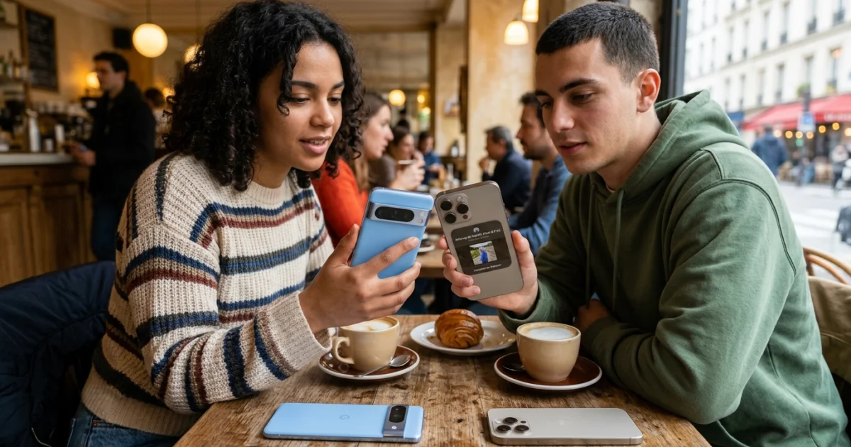 Quick Share vers AirDrop : quels Pixel peuvent transférer vers un iPhone
