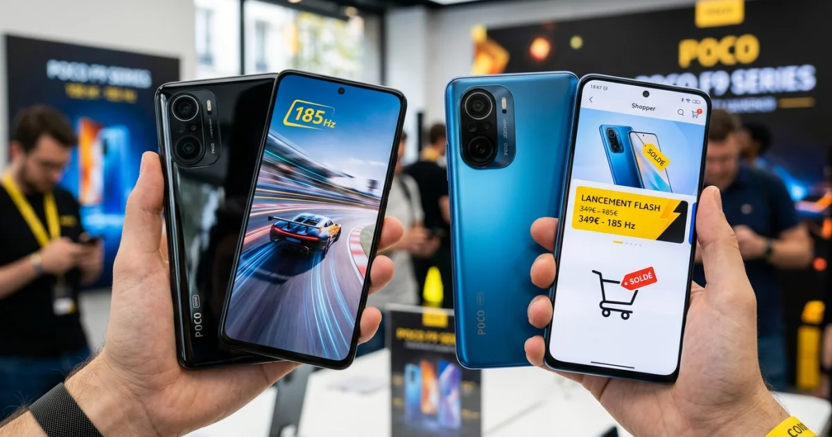 Poco F9 Pro et F9 Ultra : écran 185 Hz et prix déjà cassé au lancement