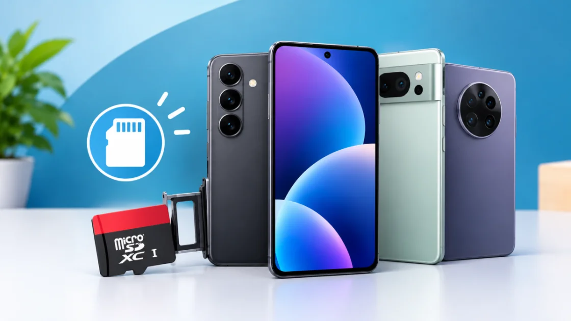 Meilleur smartphone avec carte SD : notre classement 2026