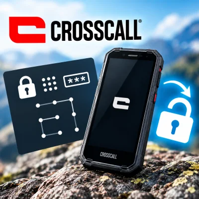 Code, schéma ou mot de passe oublié sur Crosscall : comment débloquer son téléphone