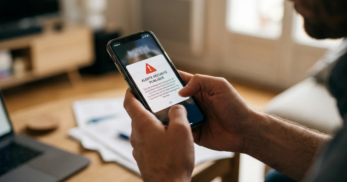 FR-Alert : pourquoi votre téléphone a sonné et comment le régler