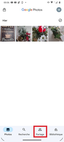 Possibilité de créer des albums personnalisés