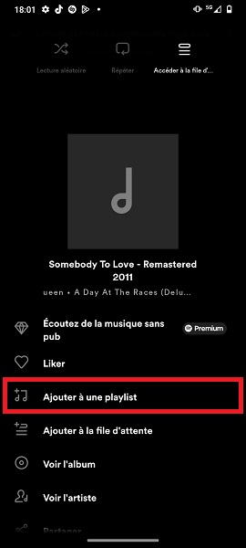 Création de playlists