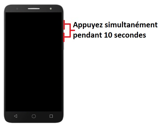 Forcer l’allumage de mon Alcatel Pop 4 ?