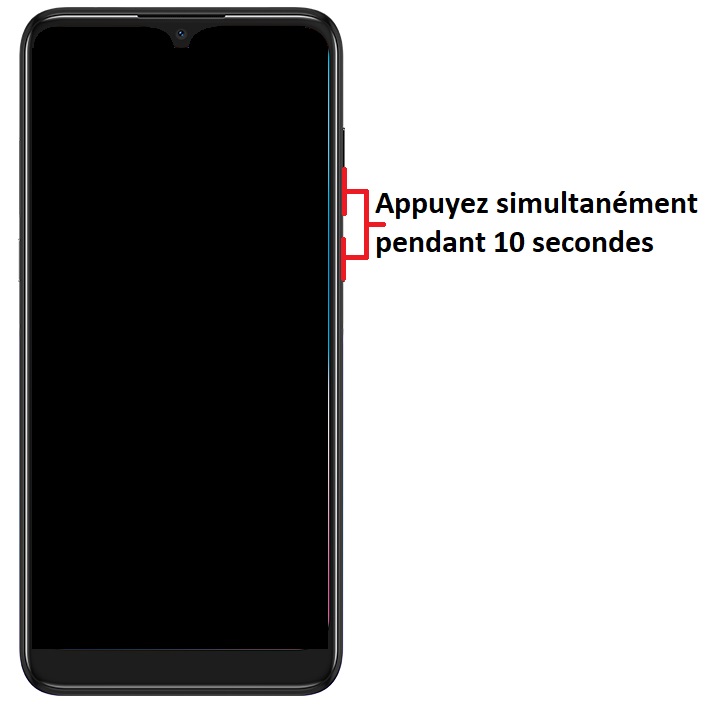 Forcer l’allumage de mon Alcatel 3L 2020 ?