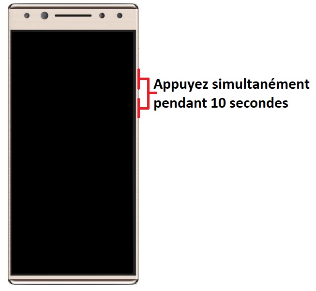 Forcer l’allumage de mon Alcatel 5 ?
