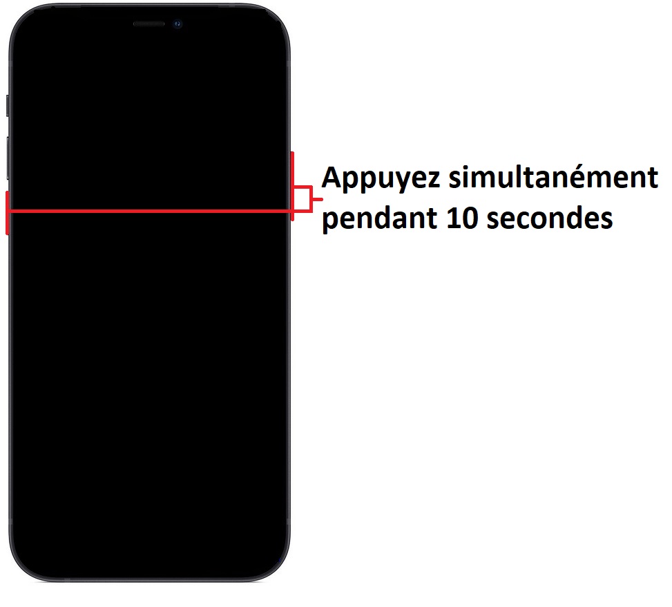 Forcer l’allumage de mon iPhone 12 Pro Max