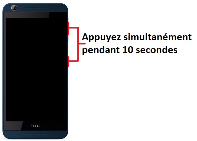 Forcer l’allumage de mon HTC Desire 626 ?