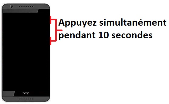 Forcer l’allumage de mon HTC Desire 820 ?