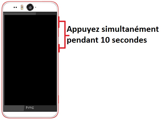 Forcer l’allumage de mon HTC Desire Eye ?