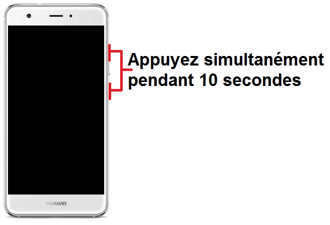 Forcer l’allumage de mon Huawei Nova ?