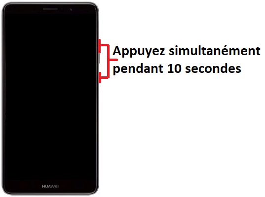 Forcer l’allumage de mon Huawei Mate 9 ?