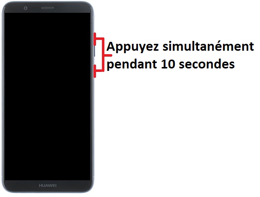 Forcer l’allumage de mon Huawei P Smart ?