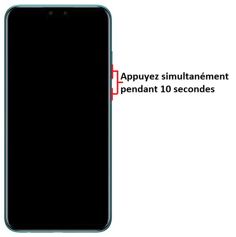 Forcer l’allumage de mon Huawei Y9 2019 ?