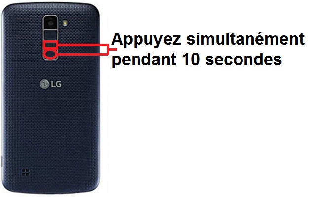 Forcer l’allumage de mon LG K10 ?
