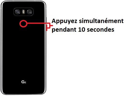 Forcer l’allumage de mon LG G6 ?
