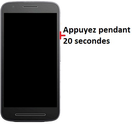 Forcer l’allumage de mon Motorola E2 ?
