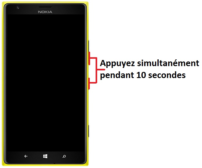 Forcer l’allumage de mon Nokia Lumia 1520 ?