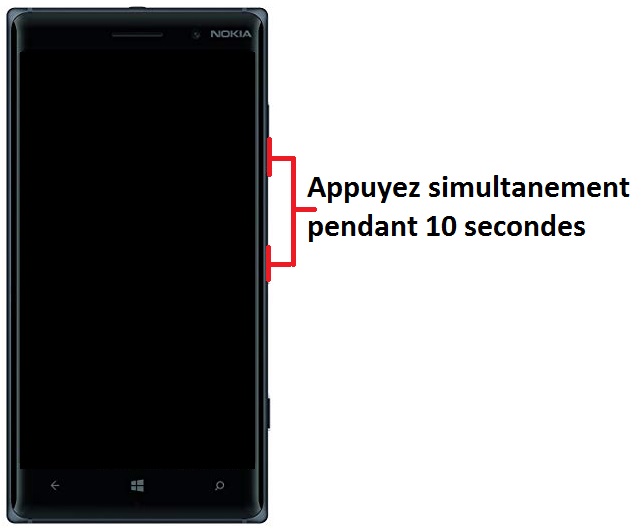 Forcer l’allumage de mon Nokia Lumia 830 ?