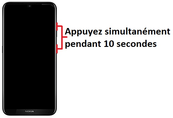 Forcer le redémarrage du Nokia 3.2