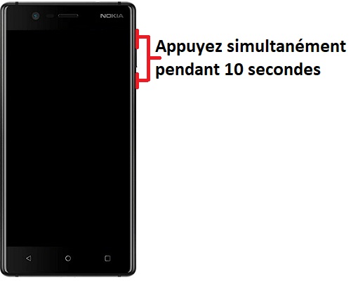 Forcer le redémarrage du Nokia 3