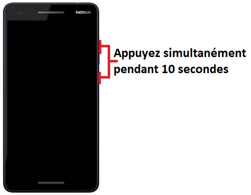 Forcer l’allumage de mon Nokia 2.1 ?