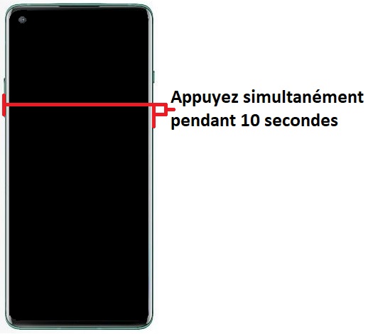 Comment forcer l’allumage de mon OnePlus 8 ?