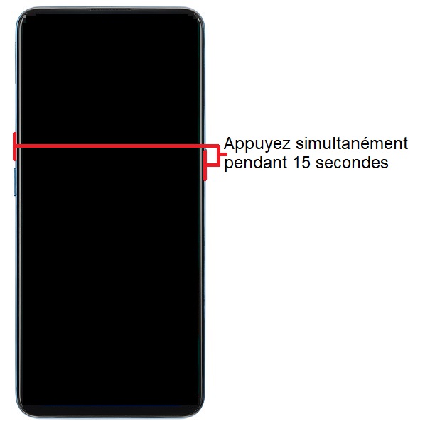 Forcer l’allumage de mon OPPO Find X3 Lite