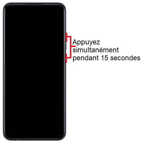 Forcer l’allumage de mon OPPO A15 ?